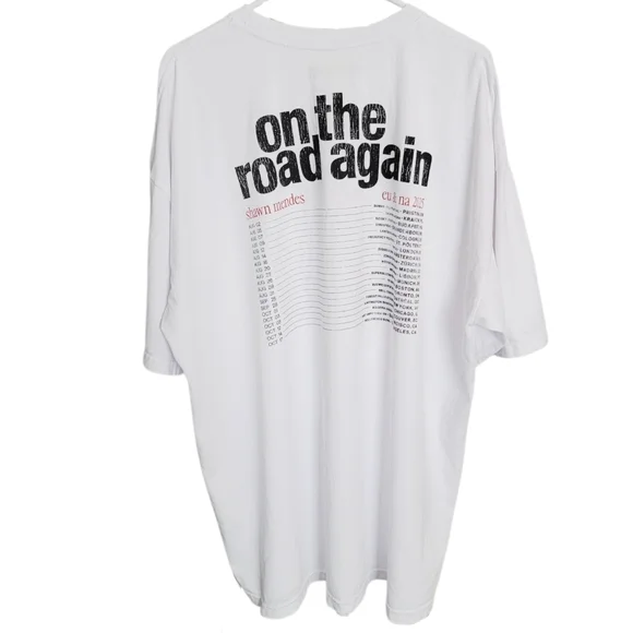🆕️ Shawn Mendes On The Road Again 2025 Tour Heart Tee - Picture 6 of 8